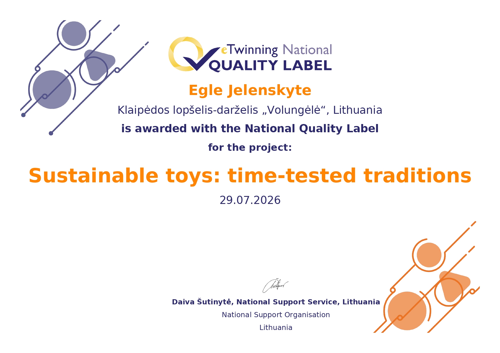 national quality label project page 0001